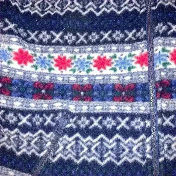 VINTAGE Cambridge Dry Goods Malden Mills Women’s MEDIUM  Polar Fleece Sweater - Picture 3 of 10